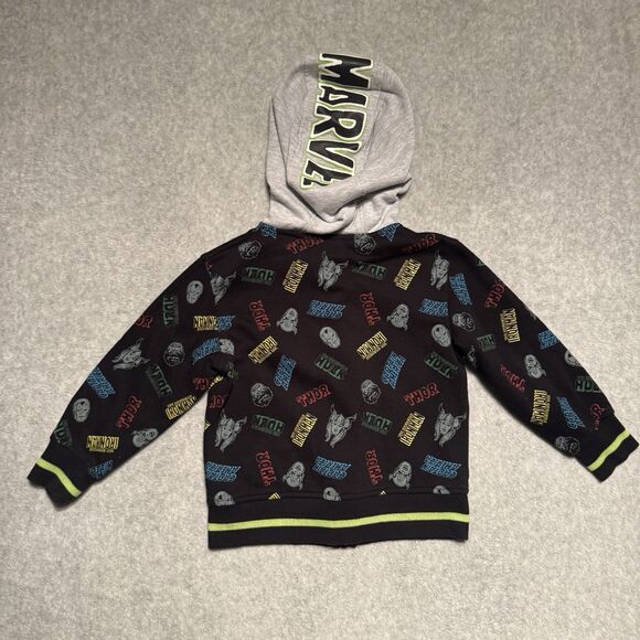 GAP Lined Jeans Boy 4T Bundle Marvel Hooded Sweater Super Hero Crewneck Pullover - Picture 5 of 9
